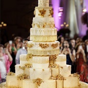 Maximalist Wedding Cake