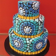 Mosaic Wedding Cake