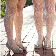 Lace Tights for Bridesmaids