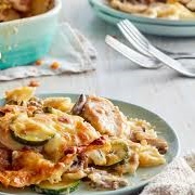 Zucchini Mushroom and Chicken Casserole