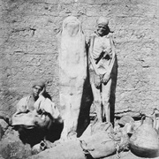 Untitled (Man Selling Mummies) (Félix Bonfils)