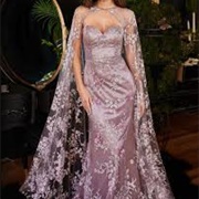 Full Cape With Bridesmaid Dress