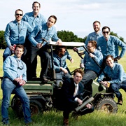 All-Denim Groomsmen Outfits