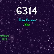 #8980 She by Gram Parsons