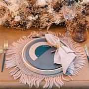 Woven Fabric Placemat/Charger