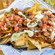 Spiced Pork Nachos