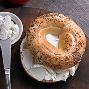 Sesame Bagel With Béchamel Sauce