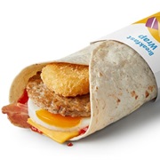 Breakfast Wrap With Ketchup