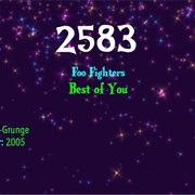#8008 Best of You by the Foo Fighters
