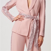 Sequin Sash Around Waist