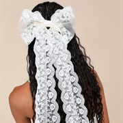Lace Hair Bow