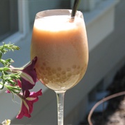 Iyokan Boba Tea With Mango Boba