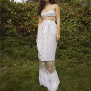 "Peekaboo" Panels in Wedding Dress