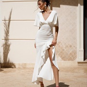 Empire Waist With Loose Top, Wedding Dress