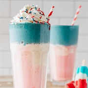 Red White and Blue Milkshake