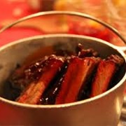 Smoked Barbecued Pork Ribs