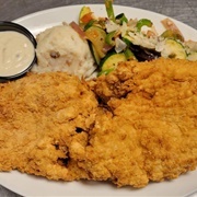 Chicken Fried Steak and Eggs