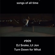 #283 Turn Down for What by DJ Snake Featuring Lil Jon