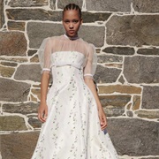 Cropped Bodice Topper for Wedding