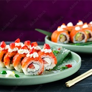 Sushi With Strawberry, Salmon