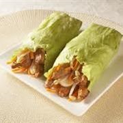 Turkey and Swiss Lettuce Wrap