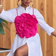 Colorful, Large Floral Bodice Topper