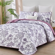 Purple Toile Bedding