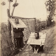 Chinese Prisoners With Cangues (Lai Afong)