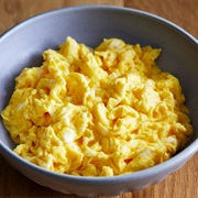 Microwaved Scrambled Eggs