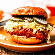 Hot Honey BBQ Chicken Sandwich