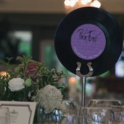 Music Themed Decor at Wedding