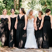 Different Style Dresses, Same Fabric