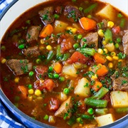 Slow-Cooked Vegetable Beef Soup
