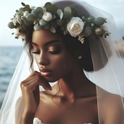 Veil With Flower Crown