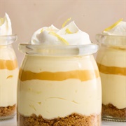 Lemon Biscuit Base Mousse Dessert
