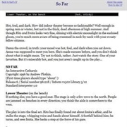 So Far