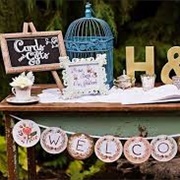 Cards and Gifts Table at Wedding