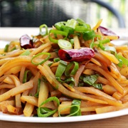 Shredded Potato Stir Fry