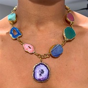 Geode Jewelry for Wedding