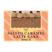 Salted Caramel Latte Cake