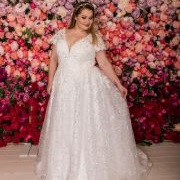 Metallic Thread Creating Pattern in Fabric