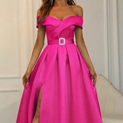 Belted Dress (Belt With Buckle)