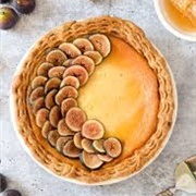 Fig and Honey Custard Pie
