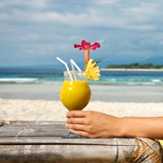 Have a Pina Colada on the Beach
