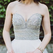 Jeweled Bodice Wedding Dress