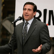 Steve Carell as Michael Scott, "The Office"