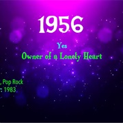 #7819 Owner of a Lonely Heart by Yes