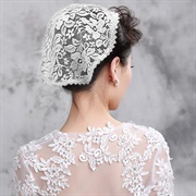 Lace Head Covering for Bride
