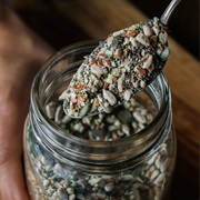 Sesame, Chia, Hemp Seed, and Orange Blossom Paste