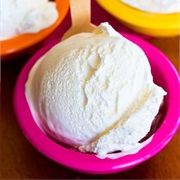 Vanilla, Almond, and Cashew Frozen Yogurt